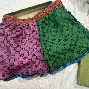 Gucci multi color shorts